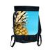 School Backpack Pineapple Blue Background Large School Backpack