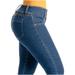 Lowla JE217988 Women High Waisted Butt Lifting Skinny Jeans Colombianos Levanta Cola with Removable Butt Pads Blue 2