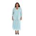 R&M Richards Women's Plus Size Beaded Jacket Dress - Mother of the Bride Dresses, 16W Slate