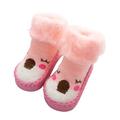 Binpure Toddlers Boys Girls Animal Sock Shoes Moccasin Shoe for Toddler Non-Skid Cotton Sock Slippers