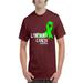 Mens Lymphoma Cancer Short Sleeve T-Shirt