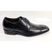 Alfredo Men's Moc Toe Oxford Leather Shoes, Black - Size 43