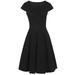 Haute Edition Women's V-Neck Skater Dress