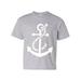 Youth White Anchor T-Shirt For Girls and Boys