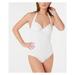 Kate Spade Embroidered Eyelet Underwire Halter One-Piece Swimsuit White S, $195