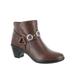 Easy Street Womens Bailey Almond Toe Ankle Fashion Boots
