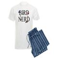 CafePress - Bird Nerd - Men's Light Pajamas