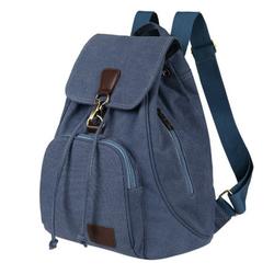 Women Casual Canvas Backpack Student Shoulder Bag Schoolbag Satchel Travel Rucksack