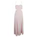 Fame And Partners Womens Pink Open-Back Sweetheart Halter Gown 8