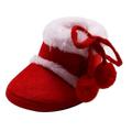 Wisremt Winter Super Warm Newborn Baby Girls First Walkers Shoes Infant Toddler Soft Fur Snow Anti-slip Boots Booties