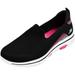 Skechers Women's GO Walk 5-PRIZED Sneaker, Black/Multi, 9.5 M US