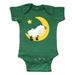 Inktastic Cute Sheep Sleeping On The Moon, White Sheep, Star Infant Short Sleeve Bodysuit Unisex