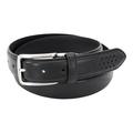 stacy adams belts stacy adams 32mm black full grain burnished leather belt w/ wingtip perforated tail