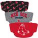 Boston Red Sox MLB Adult Face Covering 3-Pack - MADE IN USA