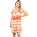Short Puff Sleeve Flowy Casual Solid and Print Summer Above the Knee Shift Dresses for Women