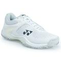 yonex power cushion eclipsion 2 womens tennis shoe - white/silver - size 7