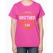 Little brother, biggest fan - Basketball - Ladies T-Shirt