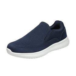 Bruno Marc Mens Slip On Loafers Casual Shoes Mesh Walking Shoes Fashion Sneakers Walk_Easy_01 Navy Size 10