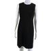 Tristan Womens Sleeveless Pleated Midi A-line Sheath Dress Black Size 4