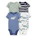 Child of Mine by Carter's Baby Boy Short Sleeve Bodysuits, 4-Pack