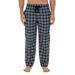 Fruit of the Loom Men's and Big Men's Microsanded Woven Plaid Pajama Pants