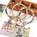 Women Jewelry Keychain Snake Leopard Print PU Leather Tassel National