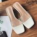 Saient Women Transparents Elegant Breathable All-match Personality Sandals