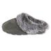 Jessica Simpson Women's Slipper Scuff Memory Foam Gray S 6-7