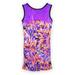 Gymnastics Biketard for Girls - Purple Feathers - Leap Gear by Pelle - 6 Child Medium