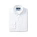 BUTTONED DOWN Men's Tailored Fit Button-Collar Solid Non-Iron Dress Shirt (No Pocket), White, 15.5" Neck 36" Sleeve