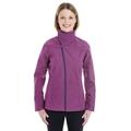 The Ash City - North End Ladies' Edge Soft Shell Jacket with Convertible Collar - RASPBERRY 455 - L