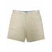 Izod Mens Beige Breeze Classic Fit Seersucker Oxford Stretch Shorts