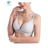 Deago Women Comfy Cotton Nursing Bra & Maternity Sleep Bra Feeding Bra Non-Wired Front Closure Bralette for Breastfeeding