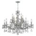 Crystorama Maria Theresa 30 Inch 12 Light Chandelier - 4379-CH-CL-I