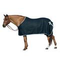 Centaur Wool Dress Sheet - Horse (72" - 76") - Charcoal/ Light Blue/ Silver - Smartpak