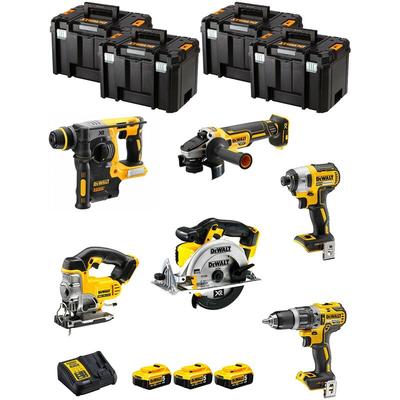 Kit DWK600T (DCD796 + DCH273 + DCG405 + DCF887 + DCS331 + DCS391 + 3 x 5,0 Ah + DCB115 + 4 x tstak Image