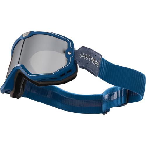 Just1 Swing Trophy Motocross Brille, silber