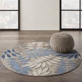 Nourison Aloha Leaf Print Vibrant Indoor/Outdoor Area Rug