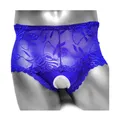 Sissy-Boxer sans entrejambe en dentelle transparente pour homme culotte transparente lingerie pour