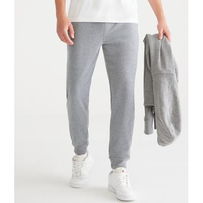 Aeropostale Mens' Solid Jogger Sweatpants - Grey - Size M - Cotton