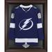 Tampa Bay Lightning 2021 Stanley Cup Champions Brown Framed Jersey Display Case