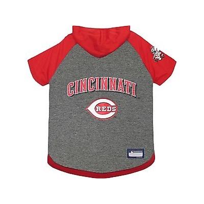 Pets First MLB Dog & Cat Hoodie T-Shirt, Cincinnati Reds, Medium