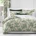 The Tailor's Bed Toile De Jouy Standard Cotton Comforter Set Polyester/Polyfill/Cotton in Green | Super Queen Comforter + 2 Shams | Wayfair