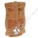 GSE Games & Sports Expert Tiki Bamboo Hook & Ring Toss Game Set Solid Wood in Brown | 1 H x 8 W x 13 D in | Wayfair OG-1602