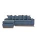 Blue Sectional - Latitude Run® Grasiela Sectional 2.0 Polyester | 36 H x 109 W x 72 D in | Wayfair 3A83F46A8F5342AEBD0EBD0333308616