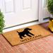 Red Barrel Studio® Wire-Haired Fox Terrier Non-Slip Indoor Door Mat Coir in White | 24" W x 36" L | Wayfair 2751294684794CC69857EAC590325C6D