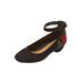 Wide Width Women's The Pixie Pump by Comfortview in Multi Embroidery (Size 10 1/2 W)