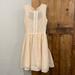 Jessica Simpson Dresses | Jessica Simpson Pinky Cream Ethereal Dress, Size 2 | Color: Cream | Size: 2