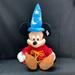 Disney Toys | Disney Mickey Mouse Fantasia Sorcerer Wizard Plush | Color: Blue/Red | Size: One Size