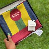 Gucci Accessories | Authentic Gucci Rainbow Silk Scarf | Color: Gold | Size: Os